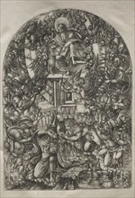 The Apocalypse:  St. John Summoned to Heaven, 1546-1556. Jean Duvet (French, 1485-1561). Engraving