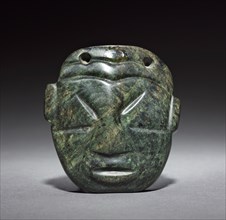 Pendant, 1-900. Mexico, Central Highlands. Jade; overall: 7 x 6.5 cm (2 3/4 x 2 9/16 in.).