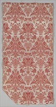 Length of Textile, mid 1700s. France, 18th century, Period of Louis XV (1723-1774). Lampas weave,