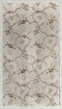 Length of Textile, 1723-1774. France, 18th century, Period of Louis XV (1723-1774). Plain twill,