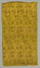 Silk Fragment, 18th century. Spain, 18th century. Fancy satin: silk; average: 102.9 x 57.2 cm (40