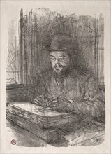 The Good Lithographer, 1898. Henri de Toulouse-Lautrec (French, 1864-1901). Lithograph