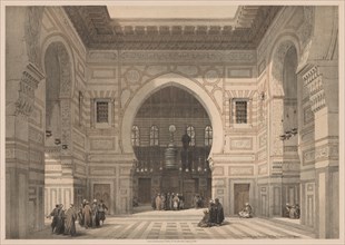 Egypt and Nubia:  Volume III - No. 36, Interior of the Mosque of the Sultan El Ghoree, 1838. Louis