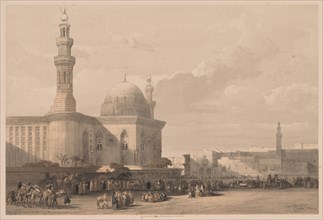 Egypt and Nubia:  Volume III - No. 38, Mosque of Sultan Hassan from the Great Square of the