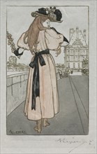 Paris Almanac, 1897:  Spring, 1897. Auguste Louis Lepère (French, 1849-1918). Wood engraving