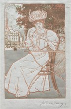 Paris Almanac, 1897:  Summer, 1897. Auguste Louis Lepère (French, 1849-1918). Wood engraving