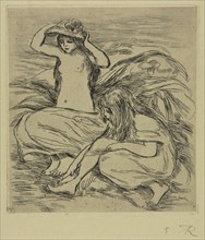 The Two Bathers, 1895. Pierre-Auguste Renoir (French, 1841-1919). Etching; sheet: 58.9 x 42.2 cm