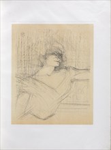 Yvette Guilbert-English Series:  Dans la glu, 1898. Henri de Toulouse-Lautrec (French, 1864-1901).