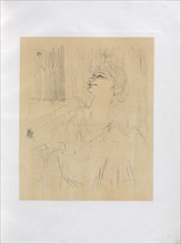 Yvette Guilbert-English Series:  Menilmontant de Bruant, 1898. Henri de Toulouse-Lautrec (French,