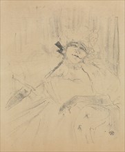 Yvette Guilbert-English Series:  Chanson ancienne, 1898. Henri de Toulouse-Lautrec (French,