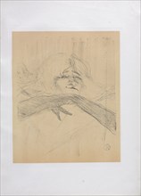 Yvette Guilbert-English Series:  Linger Longer Loo, 1898. Henri de Toulouse-Lautrec (French,