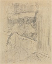 Yvette Guilbert-English Series:  Saluant le public, 1898. Henri de Toulouse-Lautrec (French,