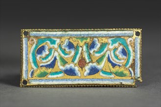 Plaque from a Reliquary Shrine, c. 1180-1190. Germany, Rhine Valley, Cologne, Romanesque period,