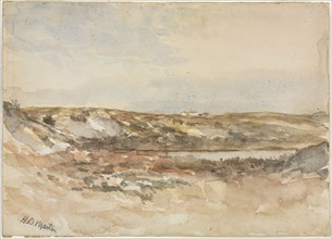 Near Newport. Homer Dodge Martin (American, 1836-1897). Watercolor; overall: 25.4 x 35.6 cm (10 x