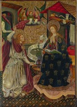 The Annunciation, c. 1457. Jaume Ferrer (Spanish, 1460/70). Oil, tempera, and gold on wood panel