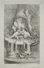 Book of Fountains:  No. 3, c. 1736. Gabriel Huquier (French, 1695-1772), after François Boucher