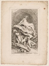 Book of Fountains:  No. 4, c. 1736. Gabriel Huquier (French, 1695-1772), after François Boucher