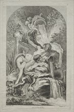 Book of Fountains:  No. 5, c. 1736. Gabriel Huquier (French, 1695-1772), after François Boucher