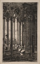 Etchings of Paris:  The Gallery of Notre Dame, 1853. Charles Meryon (French, 1821-1868). Etching