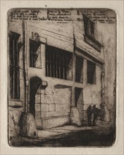 Etchings of Paris:  The Street of the Bad Boys, 1854. Charles Meryon (French, 1821-1868). Etching