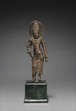 Padmapani, 700s-800s. Java, Pagan, Sailendra Period, 8th-9th Century. Copper; overall: 15.6 cm (6
