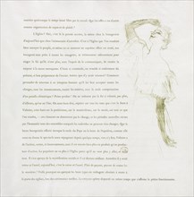 Yvette Guilbert-French Series:  No. 7, 1894. Henri de Toulouse-Lautrec (French, 1864-1901).