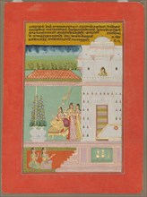Gunakali Ragini, c. 1750. India, Rajasthan, probably Jaipur, 18th century. Color on paper; image: