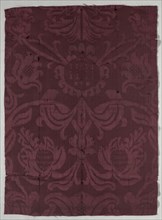 Silk Fragment, late 1600s. Italy or Spain, late 17th century. Damask, silk; average: 70.2 x 51.3 cm