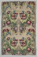 Length of Textile, 1700s. Italy, 18th century. Brocade; silk and metal; average: 83.3 x 53.7 cm (32