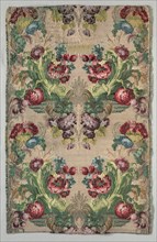 Lengths of Textile, 1700s. Italy, 18th century. Brocade; silk and metal; average: 83.3 x 53.7 cm