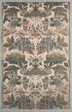 Length of Brocaded Silk, 1700s. Italy, 18th century. Brocade; silk and metal; average: 89.2 x 57.2