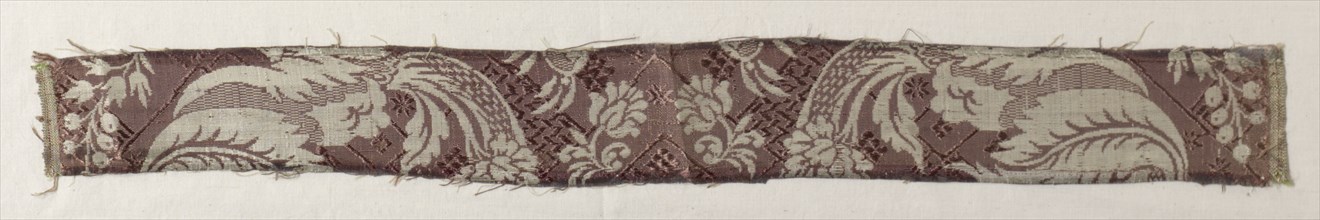 Length of Textile, early 1700s. France or Italy, early 18th century. Silk with supplementary weft