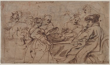 The Feast of Herod (recto) Tomyris with the Head of Cyrus (verso), c. 1637-1638. Peter Paul Rubens