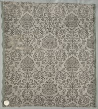 Length of Textile, 1700s. Italy, 18th century. Plain cloth; silk and metal; average: 61.1 x 54.2 cm