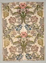 Length of Brocade Textile, 18th century. France or Spain, 18th century. Plain compound cloth,