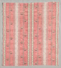 Silk Brocaded Textile, 1774-1793. France, 18th century, period of Louis XVI (1774-1793). Moiré,
