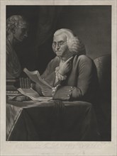 Benjamine Franklin, 1793. Edward Savage (American, 1761-1817). Mezzotint with line engraving