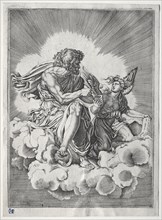 The Four Evangelists:  St. Matthew, c. 1518. Italy, 16th century. Engraving