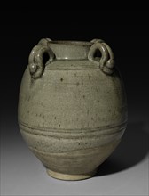 Jar with Four Loop-Handles, 6th Century. China, Sui dynasty (581-618) - Tang dynasty (618-907).