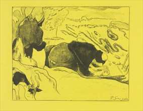 Volpini Suite: Laundresses (Les Laveuses), 1889. Paul Gauguin (French, 1848-1903). Zincograph;