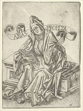 The Prophets:  Obadiah, c. 1470-1475. Attributed to Baccio Baldini (Italian, c. 1436-1487).
