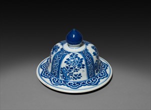 Vase with Cover (lid), 1662-1722. China, Jiangxi province, Jingdezhen kilns, Qing dynasty