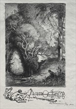 La Ravine en juin, 1913. Auguste Louis Lepère (French, 1849-1918). Lithograph