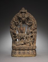 Tantric Form of Avalokiteshvara with Consort, 16th - 17th century. Nepal, 16th-17th century. Wood;
