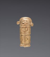 Necklace Figurine Bead, 1-700. Colombia, 1st-8th century. Cast gold; overall: 3.4 cm (1 5/16 in.).