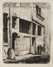 Etchings of Paris:  The Street of the Bad Boys, 1854. Charles Meryon (French, 1821-1868). Etching