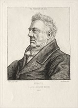 L. J. Marie Bizeul, a Breton Archaeologist, 1860-1861. Charles Meryon (French, 1821-1868). Etching