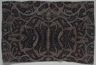 Fragment of a Shawl, mid 1800s. India, Kashmir, mid-19th century. Tapestry twill; wool; overall: 49