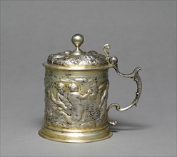Tankard, c. 1680. Germany, Augsburg, 17th century. Silver; diameter of mouth: 11.5 cm (4 1/2 in.);