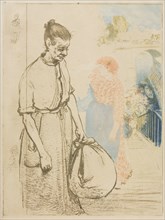 Washerwomen (Les Laveuses), 1894. Auguste Louis Lepère (French, 1849-1918). Etching and aquatint